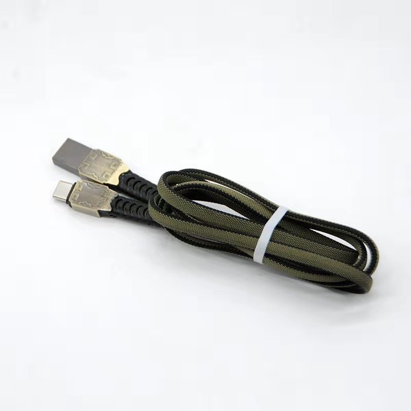 Tressées en tissu de type C 5A USB Fast Charging Câble Câble Accessoires de téléphone cellulaire