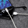 50cm 3A Tissu Tressé Charge Rapide Sync Chargeur Type C Câble USB pour Huawei Xiaomi Téléphones