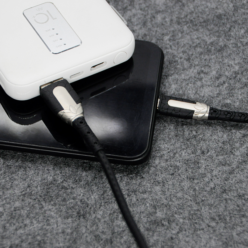 Flowwer Lotus Mobile Phone Micro Câbles Chargeurs USB 3FT chargeur de téléphone portable Câble ligne de données pour Andriod
